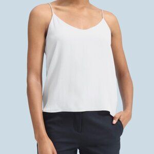 Everlane light grey silk cami